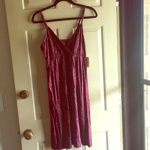 NWT Size S Sonoma cross top tank dress In purple